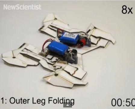 VIDEO! Invenţie incredibilă! &quot;Robotul origami&quot; se depliază și funcționează singur: Ar putea revoluţiona robotica atât pe Terra cât şi în spaţiu
