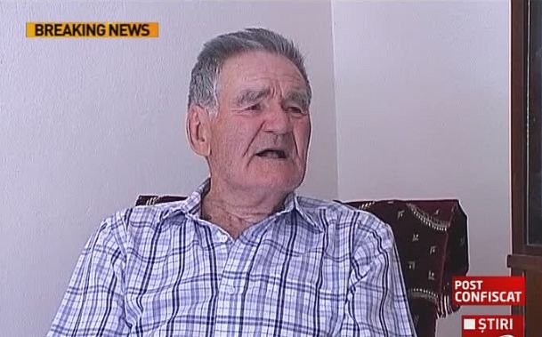 Moş Verbiţă, veteranul de război care le-a ţinut piept procurorilor DNA, în 2012, este alături de Antena 3