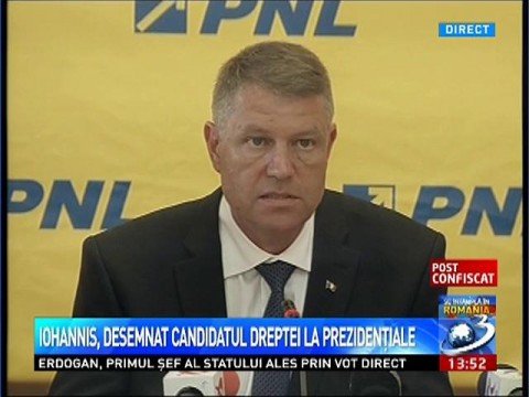 Klaus Iohannis has been nominated the  ACL  candidate in the presidential elections 