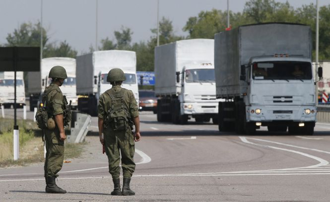 Ucraina susţine că a distrus convoiul militar rus care a intrat pe teritoriul său