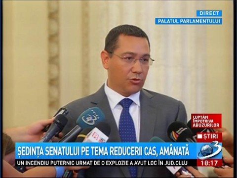 Ponta: Tăriceanu is the only representative of the right in the presidential campaign