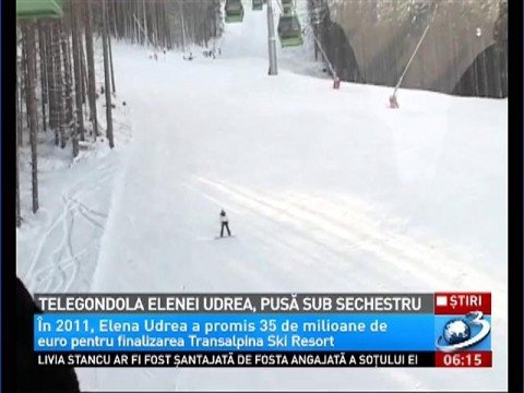 Mrs. Udrea has destroyed the Vidra-Voineasa ski resort project leaving it unfinished and without funds
