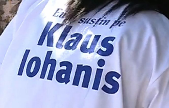 Klaus Iohannis, campanie cu numele greşit