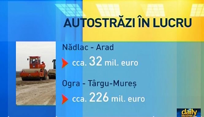 Daily Income. Şantiere de un miliard de euro în România