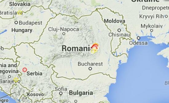 Un cutremur a avut loc în zona Vrancea