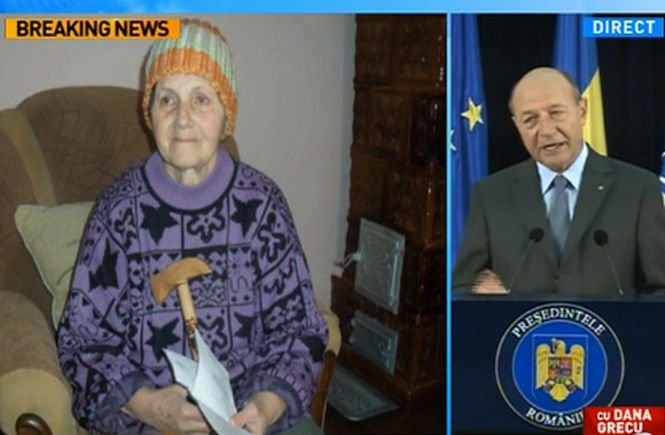 Băsescu a graţiat o femeie de 72 de ani condamnată pentru corupţie