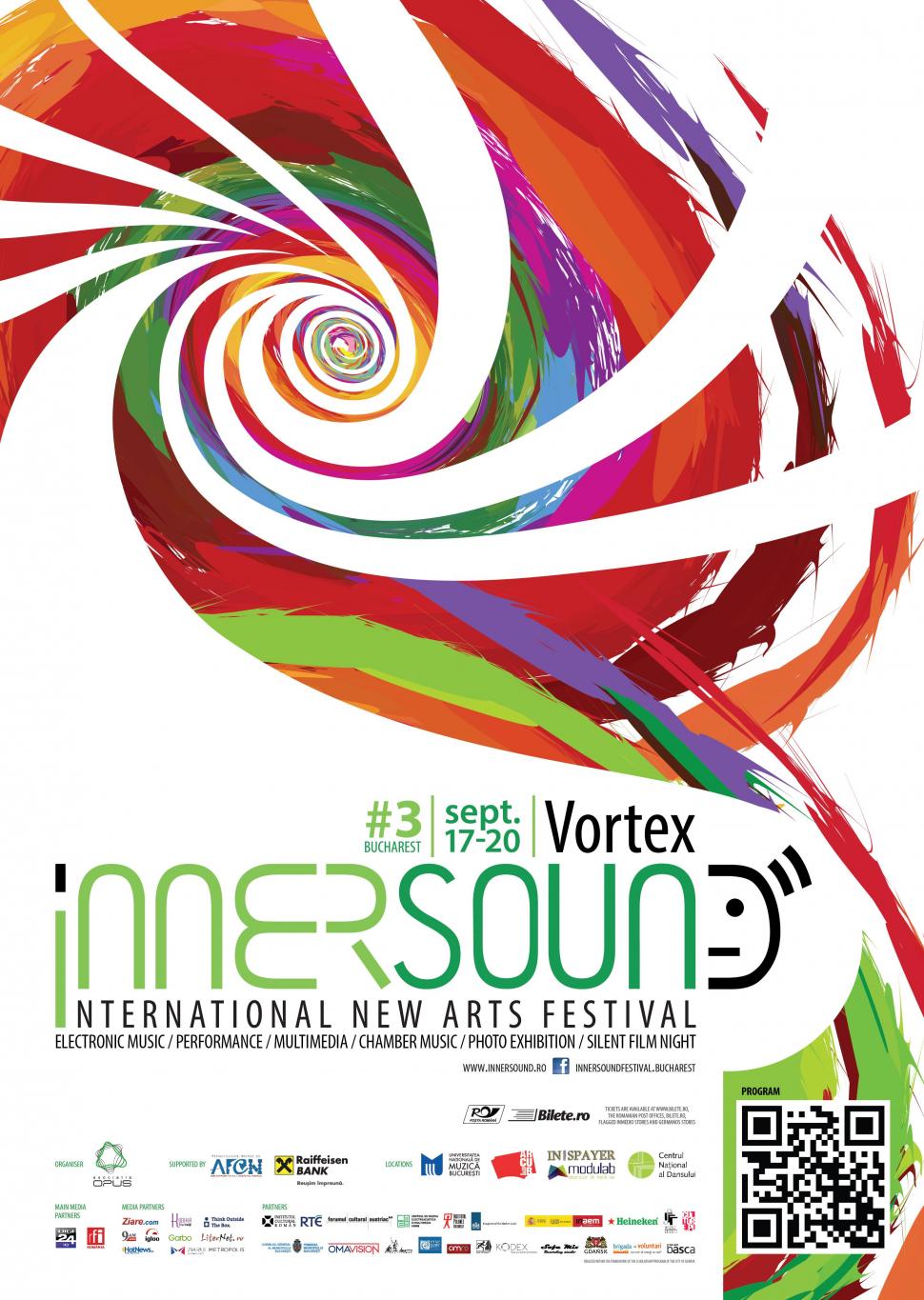 Festivalul Internaţional de Arte Noi InnerSound aduce la București peste 70 de artiști din 10 țări