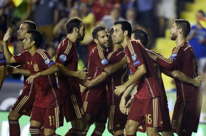 Spania debutează în forţă în preliminariile Euro 2016, 5-1 cu Macedonia
