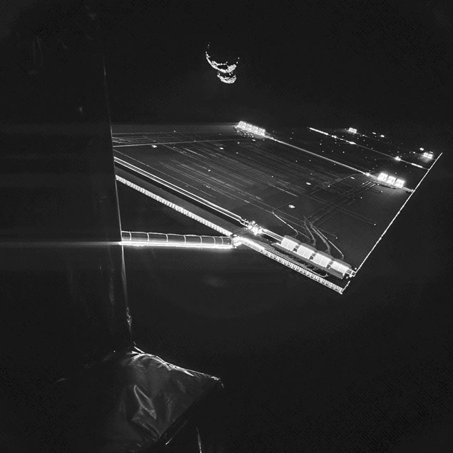 Sonda spaţială Rosetta a transmis oamenilor de ştiinţă primul ei selfie