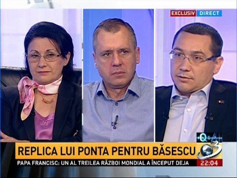 Victor Ponta: We want to calculate the suspension of president Traian Basescu like in the chess game  