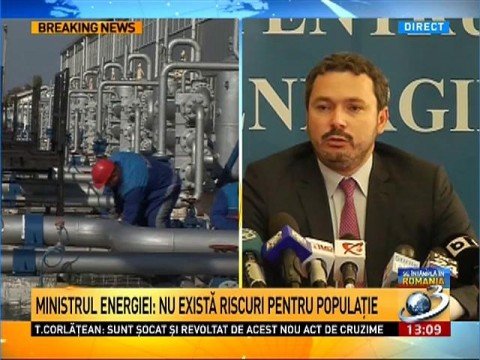 The Minister of Energy: Romania would not be in trouble even if Gazprom decided to fully stop gas supply