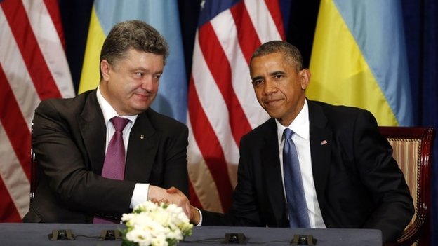 Petro Poroshenko, primit la Casa Albă. Vladimir Putin va urmări din Rusia întâlnirea celor doi şefi de stat