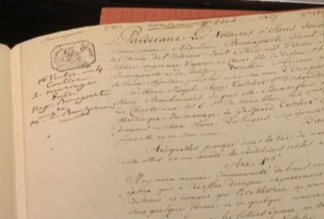 Contractul de căsătorie dintre Napoleon şi Josephine, vândut la licitaţie cu 437.500 de euro 