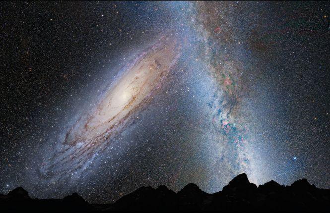 Studiu: Calea Lactee va fi &quot;înghiţită&quot; de galaxia Andromeda