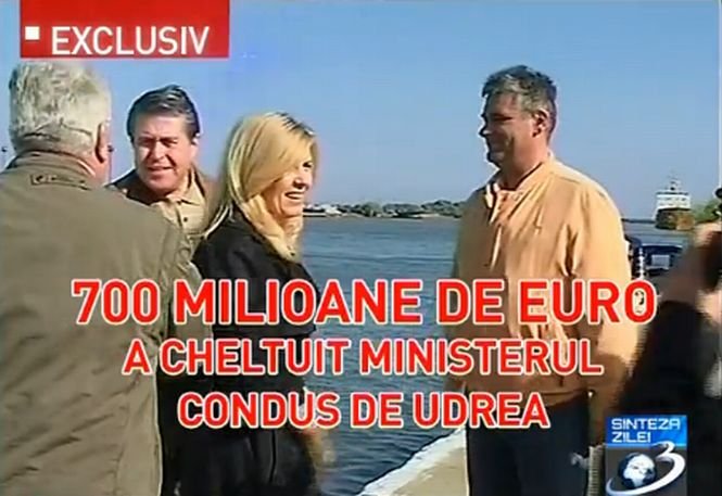 Sinteza Zilei. 700 de milioane de euro, investiţii inutile în mandatul Elenei Udrea