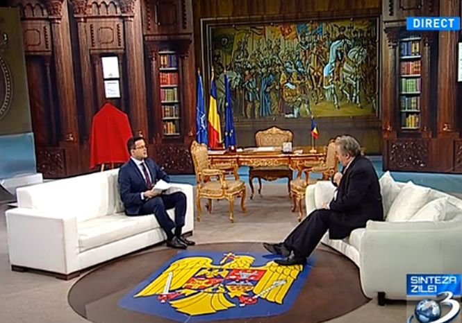 Corneliu Vadim Tudor, in the “President’s Office&quot;: Romania is a colony. The ten years with   Traian Băsescu are a black page in the history of Romania