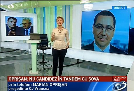 Marian Oprişan: Nu candidez în tandem cu Şova