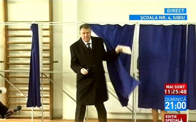 Klaus Iohannis: Am votat pentru o Românie normală. Sunt optimist
