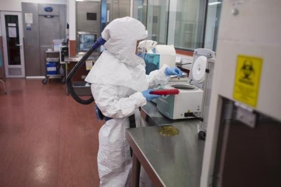 Un test care poate arăta în 15 minute dacă un pacient are Ebola, dezvoltat de cercetătorii francezi