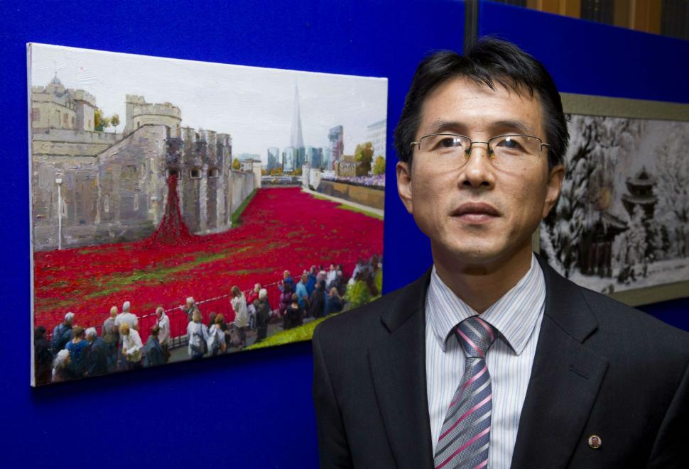 Prima EXPOZIŢIE de artă a artiştilor nord-coreeni, în Marea Britanie. Iată câteva dintre tablourile expuse 282581