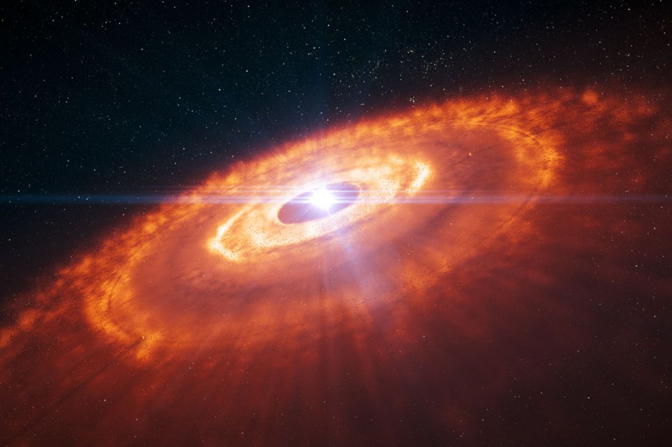 Astronomii au surprins IMAGINI cu formarea unei noi planete