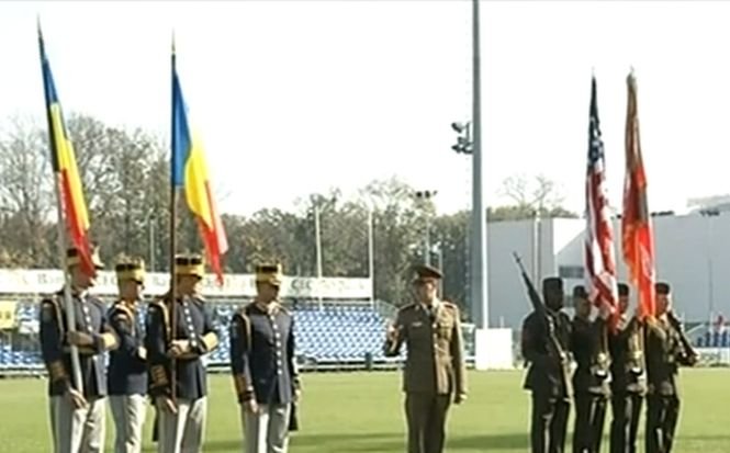 Meci de rugby aniversar între România şi SUA, disputat de militari ai celor două ţări