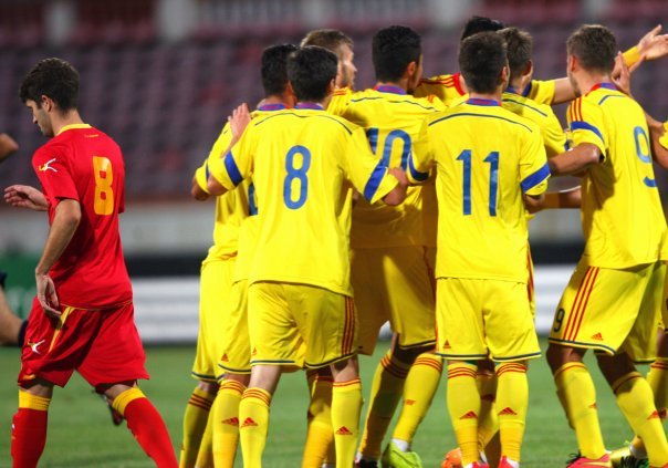 Naţionala de tineret a României a învins cu 1 - 0 reprezentativa similară a Serbiei