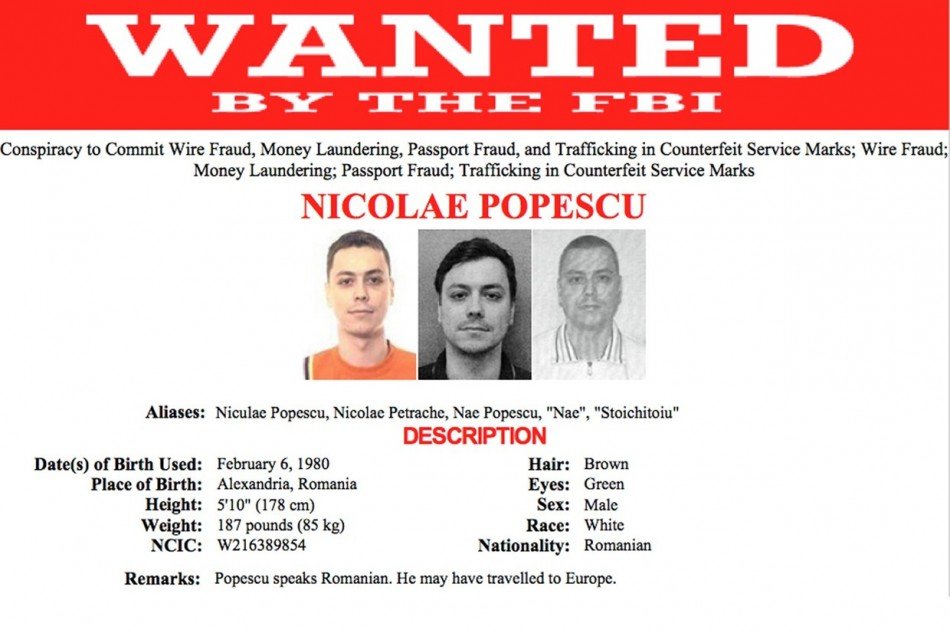 Un român este căutat de FBI. &quot;Se află pe lista celor mai răi infractori. Recompensa este de 1 MILION de dolari&quot;