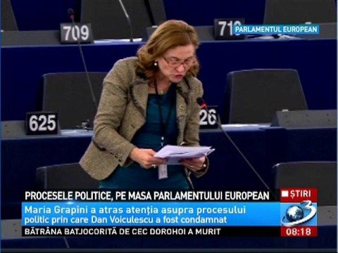 Political trials, discussed in the European Parliament. Grapini: Voiculescu’s conviction, an attack against the freedom of the press