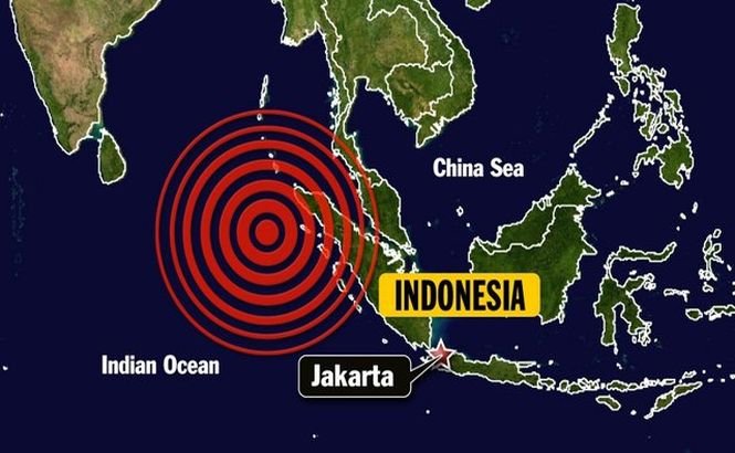 CUTREMUR de 7 grade/Richter pe coasta Indoneziei
