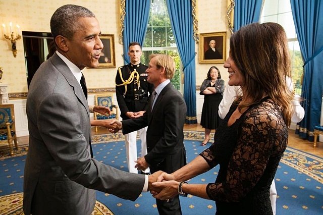 O româncă la Casa Albă. Nadia Comăneci, în prezenţa preşedintelui Barack Obama