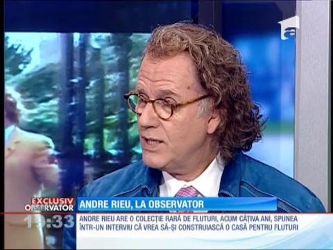 The famous violinist André Rieu to perform  in Bucharest: I will open my heart together  with my musicians 