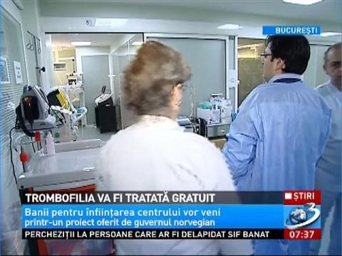 Thrombophilia will be diagnosed  and treated in Romania for  FREE 