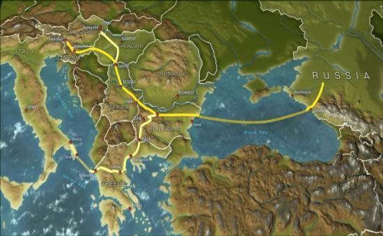 UE ia în calcul mai multe variante pentru gazoductul South Stream, printre care şi Coridorul Sudic