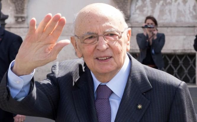 Preşedintele Italiei, Giorgio Napolitano, şi-a anunţat DEMISIA