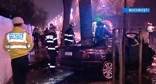 Şofer de 20 de ani, ucis de viteză. Un teribil accident a avut loc aseară, în Bucureşti
