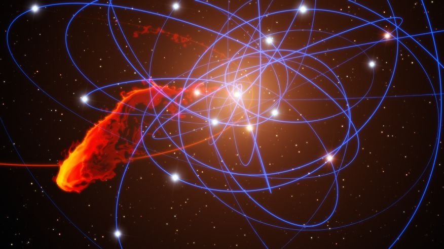 Un obiect cosmic misterios, detectat în apropierea găurii negre din centrul Căii Lactee 