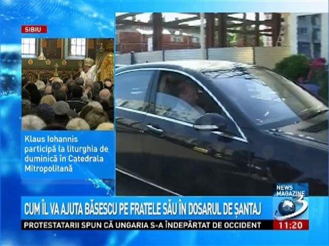 News Magazine: How will Traian Băsescu help his brother in the blackmail case