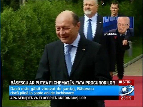 Former Romania president Traian Băsescu faces up to 7 years in prison for blackmail, after having threatened a senator