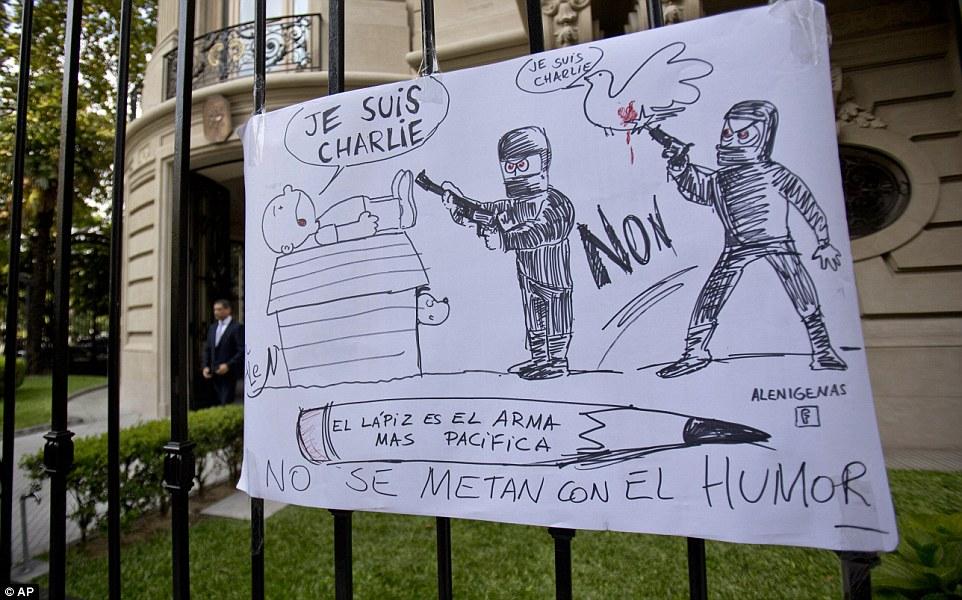 GALERIE FOTO: Sute de caricaturi au împânzit Internetul, în semn de solidaritate faţă de tragedia de la Charlie Hebdo #jesuischarlie 290178