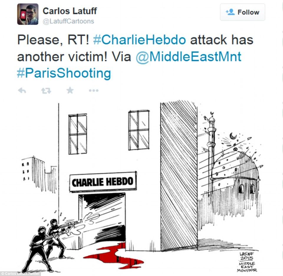 GALERIE FOTO: Sute de caricaturi au împânzit Internetul, în semn de solidaritate faţă de tragedia de la Charlie Hebdo #jesuischarlie 290194