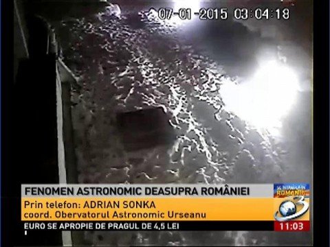 Spectacular images. A METEOR appeared over Romania