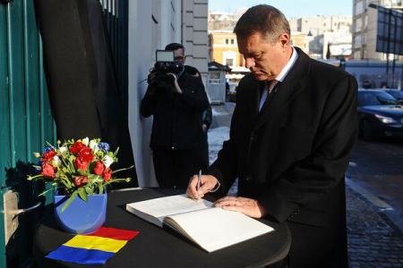 Iohannis: Participation in Solidarity March - a strong signal of Romania's will to implicate in fight against terrorism 