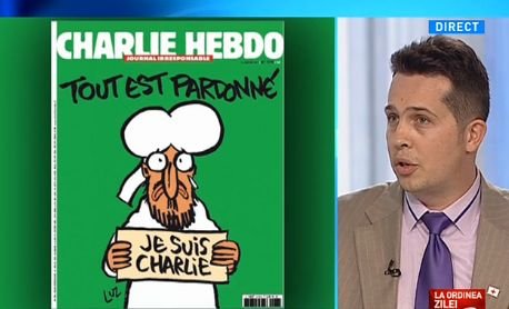 Medic psihiatru: Caricatura de pe coperta Charlie Hebdo, un răspuns inteligent şi elegant. Din păcate, lumea nu mai are timp să digere satira