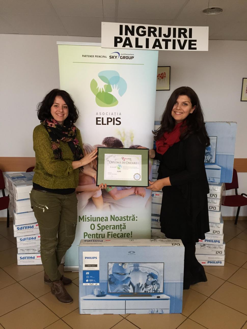 (P) Clinică pentru bolnavii de cancer din Timişoara, dotată de Asociaţia Elpis cu televizoare 291724