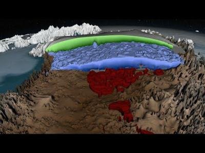 Cum arată calota glaciară din Groenlanda. Cercetătorii au realizat prima hartă 3D