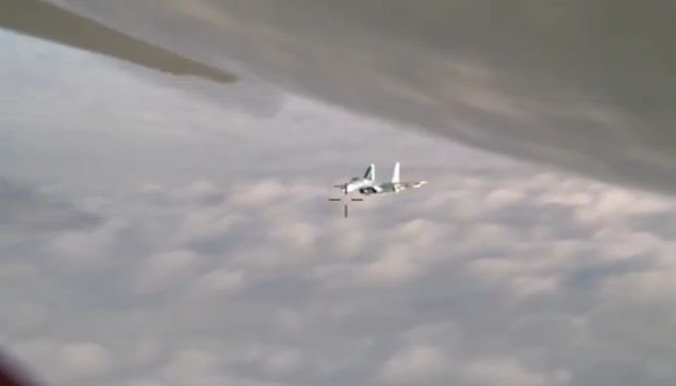 Imaginile care arată ce face un avion RUS deasupra Mării Baltice. VIDEO