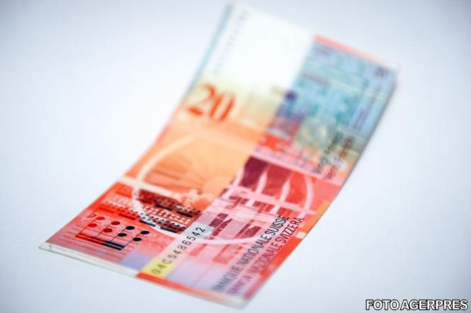 Cursul francului elveţian a crescut din nou, după şase şedinţe de scădere