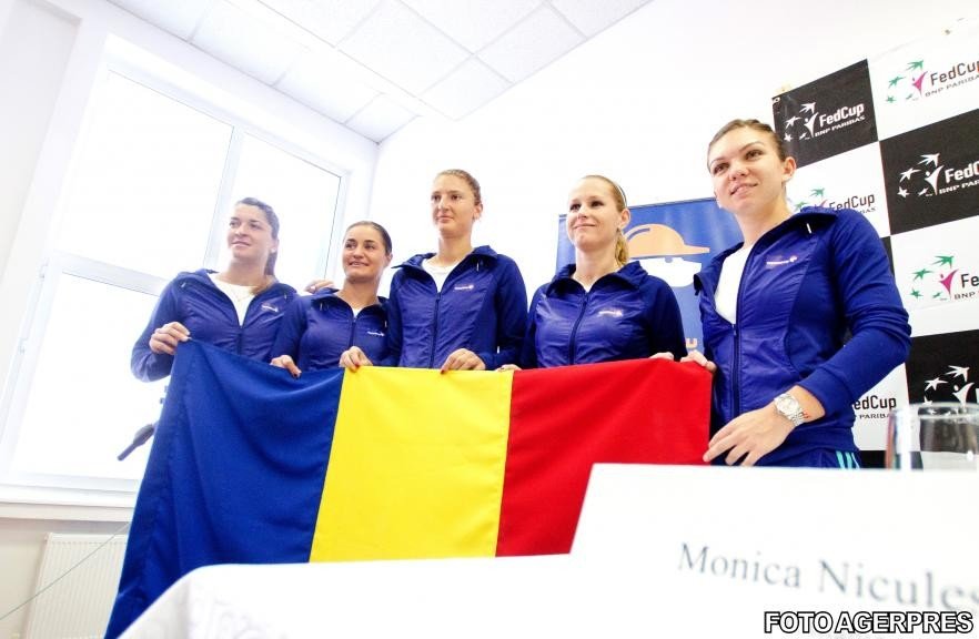 Fed Cup: România - Spania 1-1. Simona Halep a câştigat prima partidă, însă Begu a cedat în meciul cu Muguruza