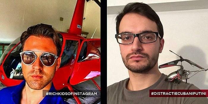 #distractiecubaniputini sau cum râd tinerii români de "copiii de bani gata" de pe Instagram. Imaginile fac înconjurul lumii 294891